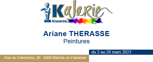 kalerie.be Invitation Kalerie Arianne Therasse