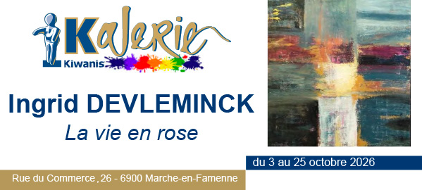 kalerie.be Invitation Ingrid Devleminck 2026